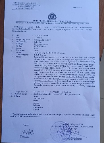 Kakek Korban Tak Terima Lapor ke Polsek Sawahan, Tiga Remaja Asal Banyu Urip Kidul Jadi Korban Perampasan 3 HP