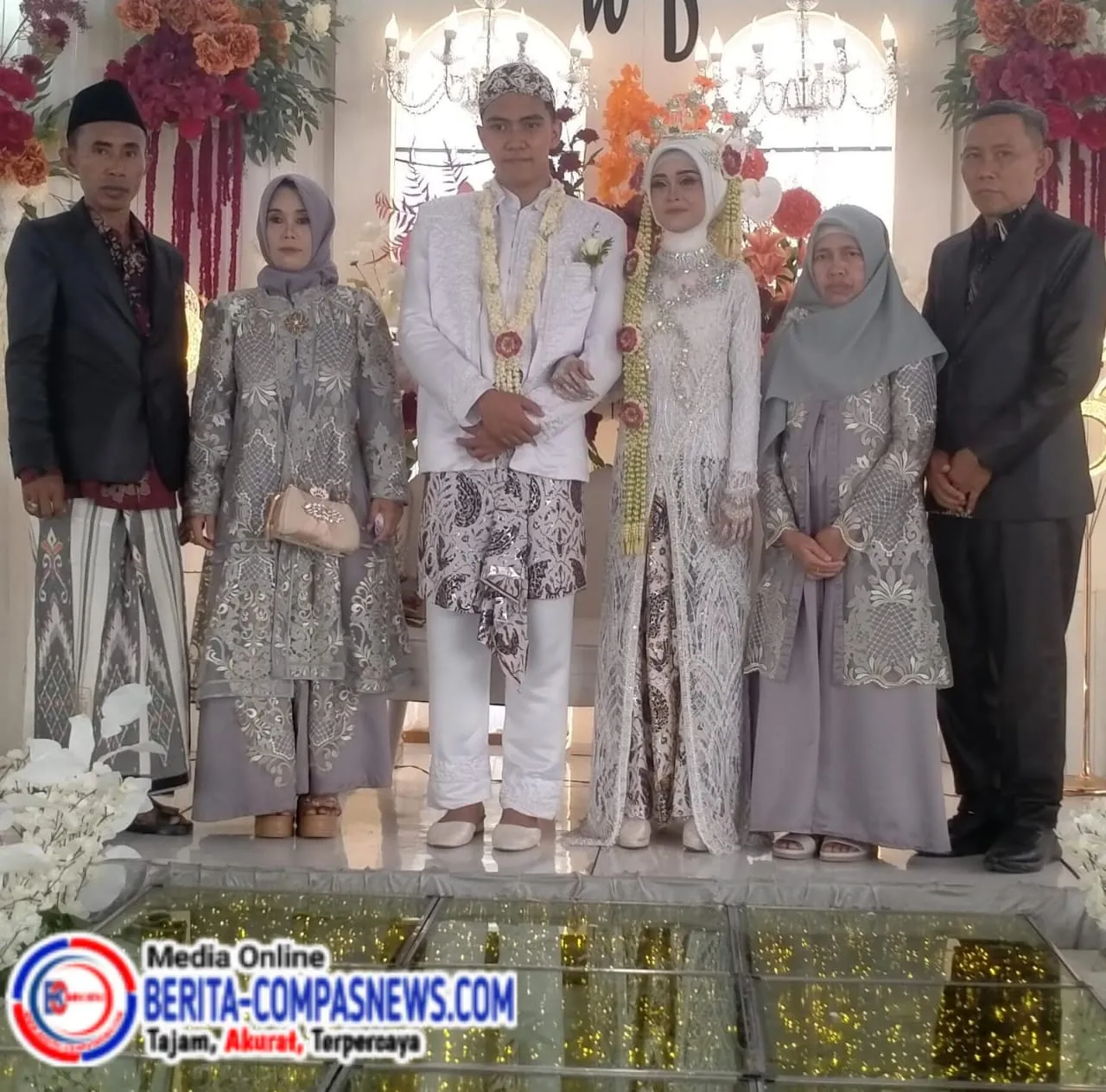 Resepsi Pernikahan Wasiah dan Diego Sabilul Faizin Berlangsung Sakral di Sampang