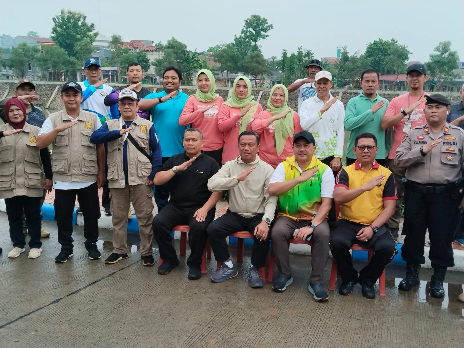 Waka Polres Metro Jakarta Timur Dukung Penanaman Pohon di Waduk Dukuh I: Kolaborasi untuk Jakarta Timur yang Asri dan Aman