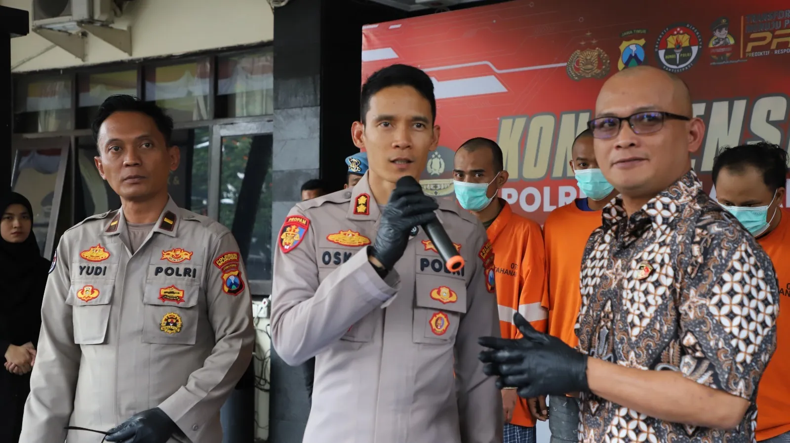 Polresta Malang Kota Berhasil Ungkap 3 Kasus Curanmor 4 Tersangka Diamankan