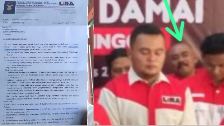 Media Berita-Compasnews.com Berikan Hak Jawab LSM LIRA Kabupaten Probolinggo