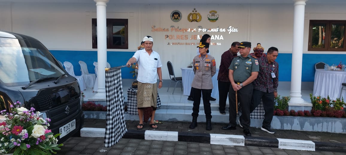 Polres Jembrana Launching Program Pendistribusian Makan Bergizi Gratis