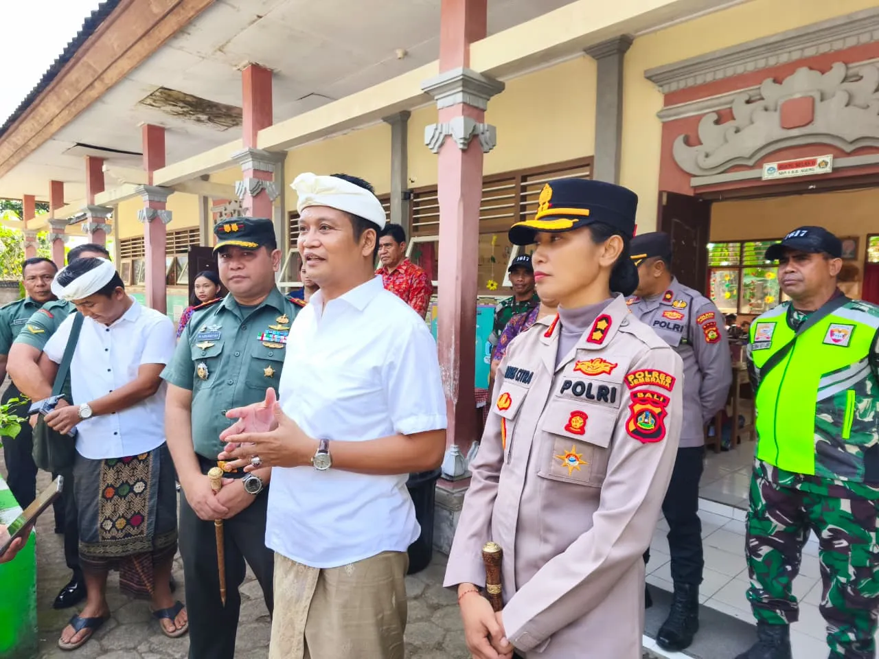 Kapolres Jembrana Hadiri Pembukaan Satuan Pelayanan Pemenuhan Gizi Yayasan Bali Merta Yoga