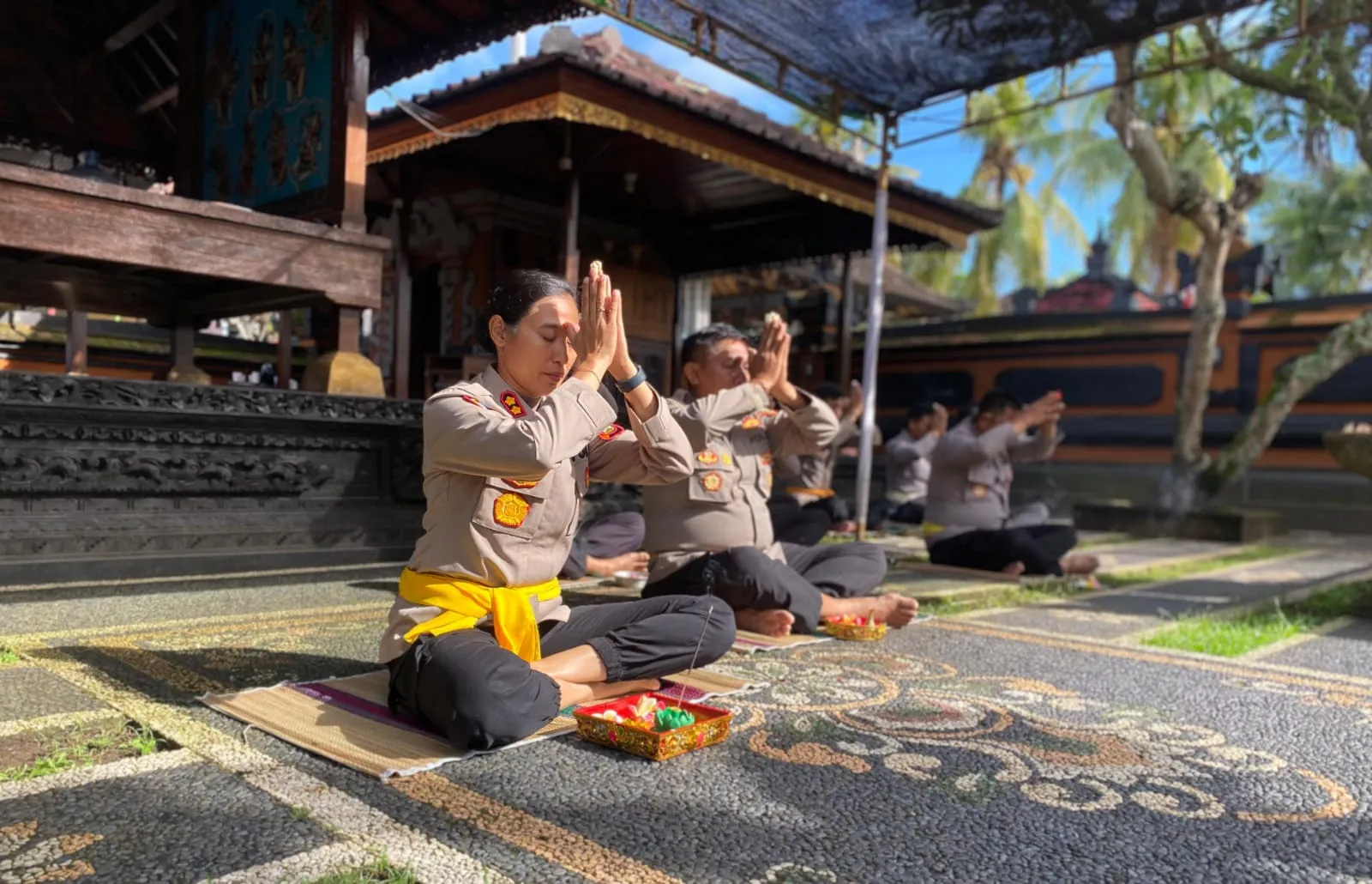 Polres Jembrana Gelar Binrohtal, Tingkatkan Keimanan dan Soliditas Personel
