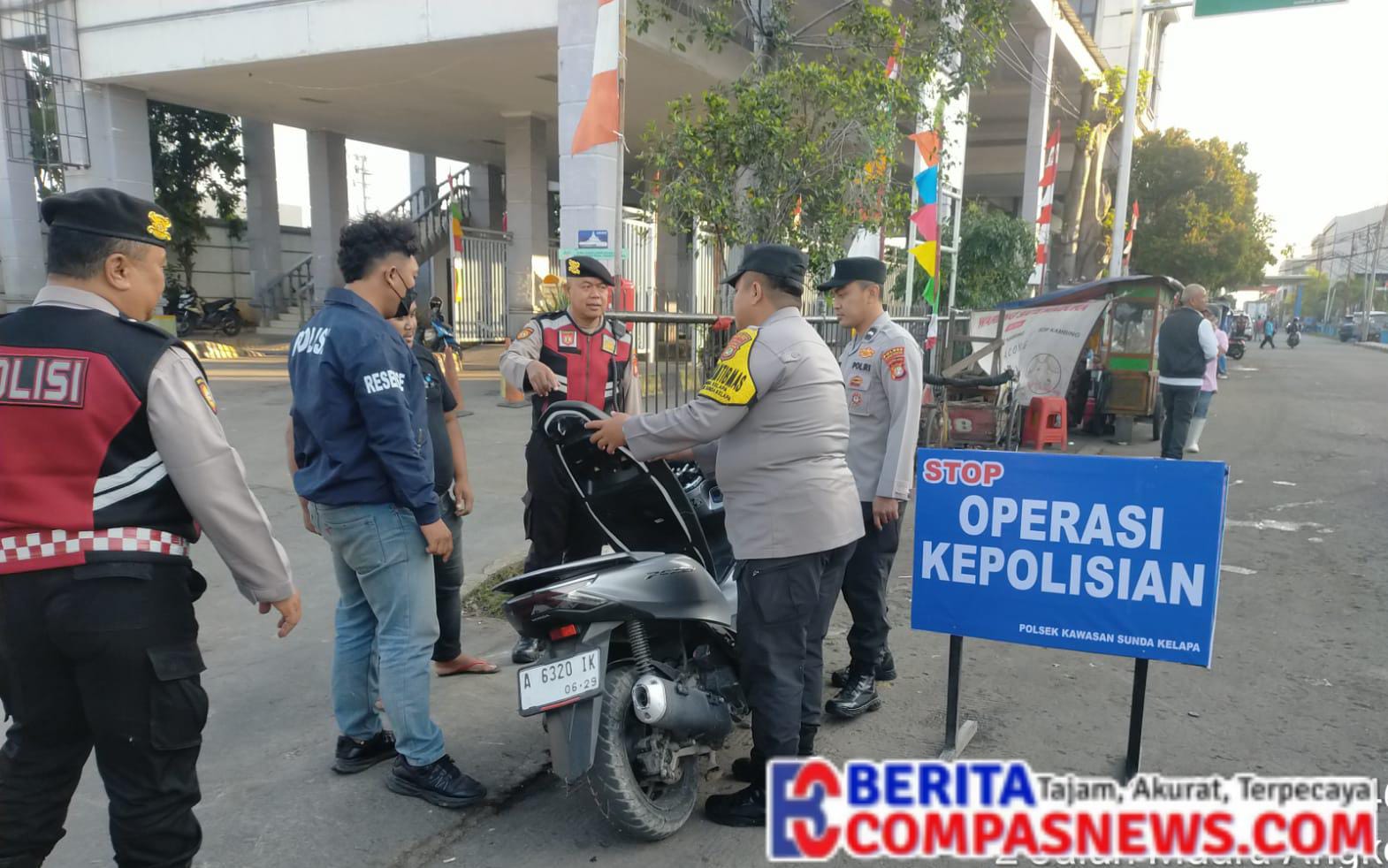 Polres Pelabuhan Tanjung Priok Laksanakan Razia Anak Bolos Sekolah Ikut Aksi Unras