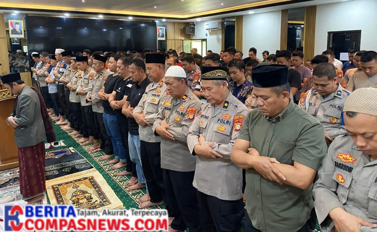 Polres Priok, Gelar Shalat Ghaib untuk Almarhum Affan Kurniawan