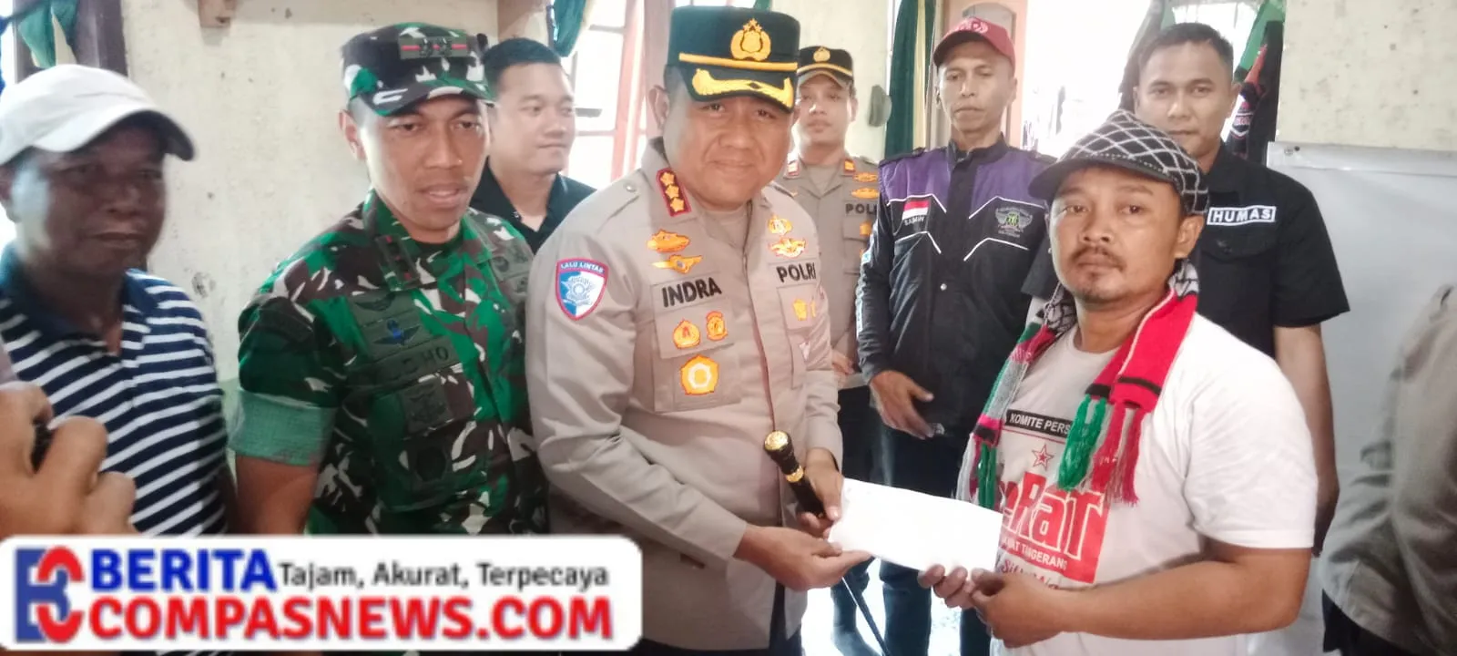 Kapolresta Tangerang, Dandim 0510 Tigaraksa Sambangi Komunitas Ojol Bersama Jaga Kondusivitas Wilayah
