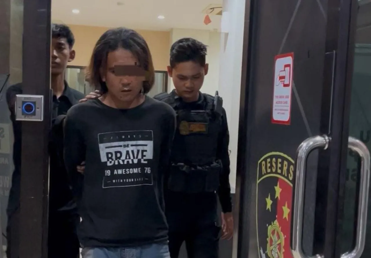 Polisi Berhasil Amankan Pelaku Penusukan Sopir Truk di SPBU Bunder Gresik
