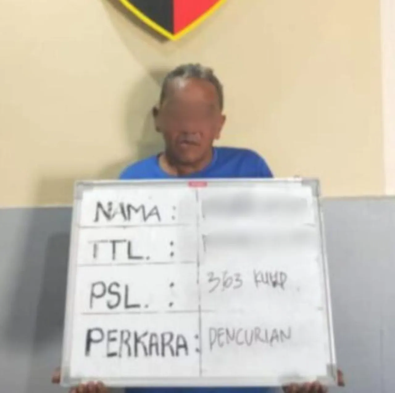 Seorang Pria Diamankan Tim Opsnal Polsek Dentim Usai Curi HP 