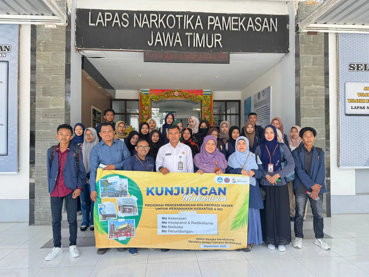 Lapas Narkotika Pamekasan Terima Kunjungan Studi Lapangan dari Universitas Madura