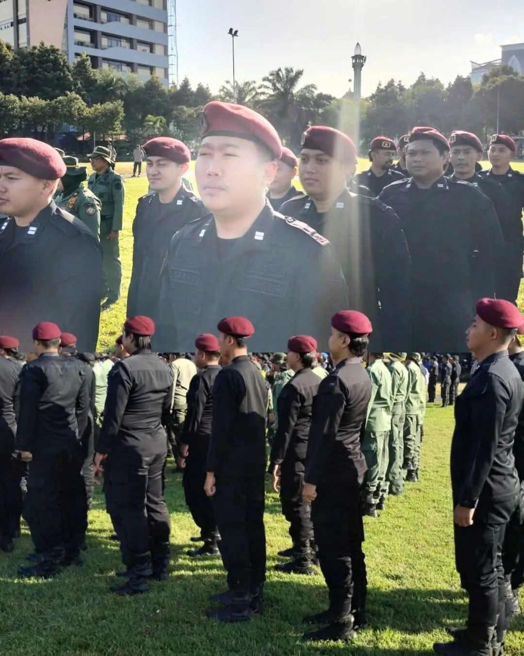 Doa Bersama POTMAS Jatim: Rutan Surabaya Hadir Dalam Apel Gabungan di Mapolda Jatim