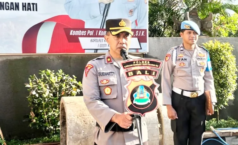 Antisipasi Perkembangan Sitkamtibmas, Polres Bandara Laksanakan Apel Siaga