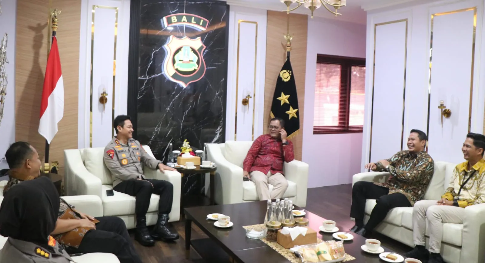 Perkuat Kerjasama, Kapolda Bali Menerima Audiensi dari BRI