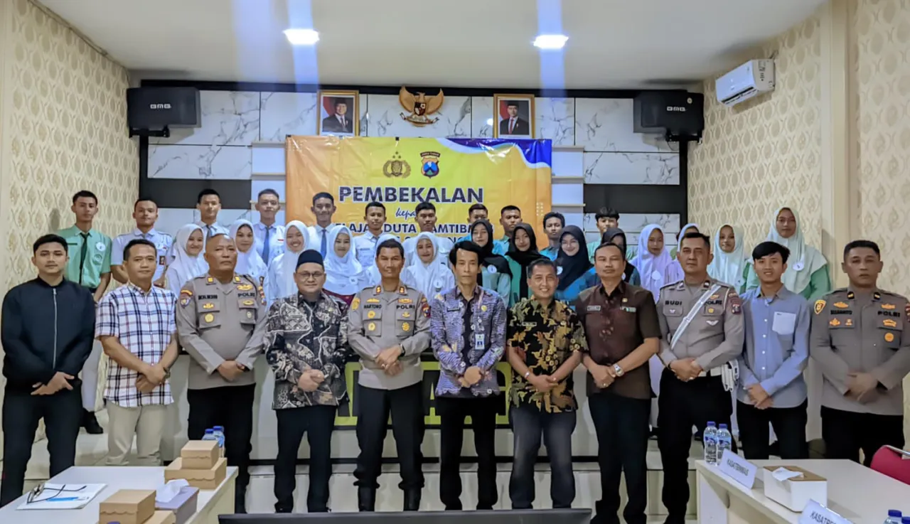 Satlantas Polres Sampang Gelar Pembekalan Pelajar Duta Kamtibmas