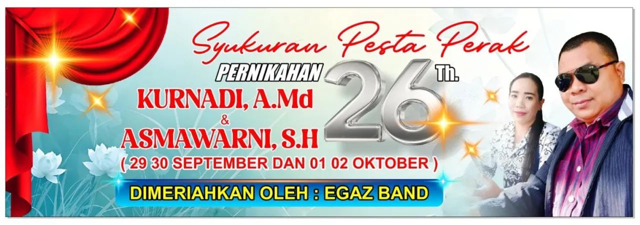Syukuran Pesta Perak Pernikahan Kurnadi & Asmawarni, 26 Tahun Harmoni yang Dikaruniai Cucu