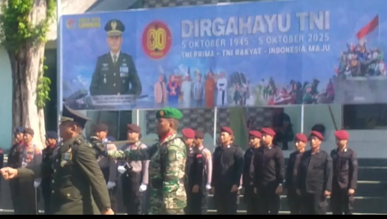 Semarak HUT ke-80 TNI di Kodim 0828 Sampang: TNI Prima, TNI Rakyat Indonesia Maju