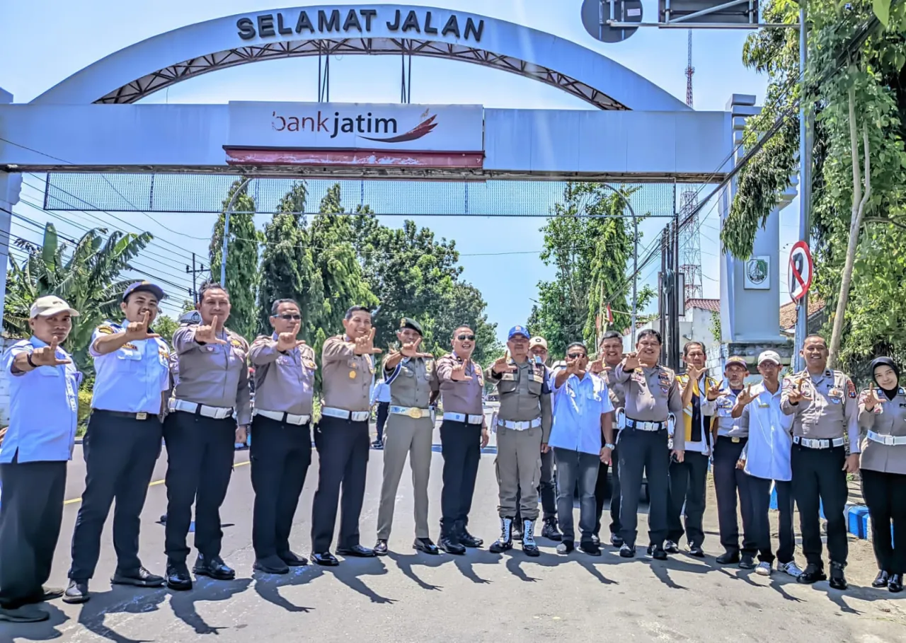 Polres Sampang Lakukan Penilaian Intensif Kawasan Tertib Lalu Lintas dan Titik Rawan Bersama Polda Jatim
