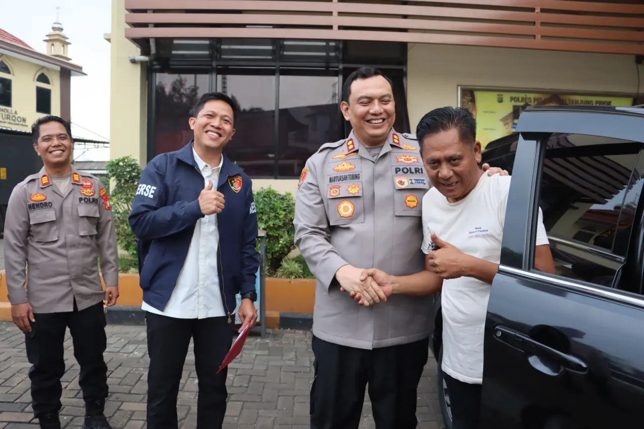Polres Priok Kembalikan Mobil Dan Motor Kepada Pemiliknya Gratis