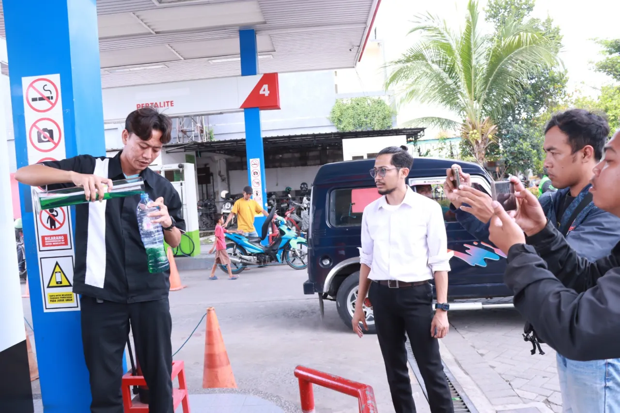 Respon Cepat Redam Kekhawatiran Warga, Polres Gresik Sidak Sejumlah SPBU