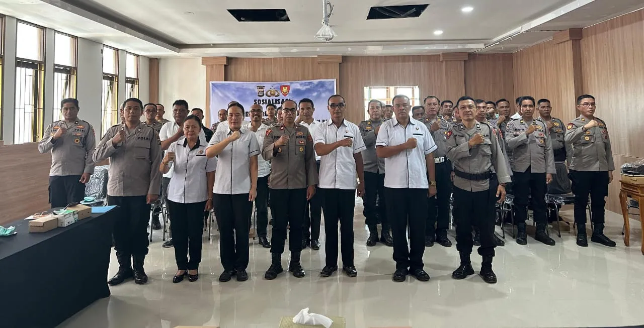 Polres Bandara Ngurah Rai Terima Penyuluhan Hukum Perkapolri Nomor Satu Tahun 2025 Dari Bidkum Polda Bali