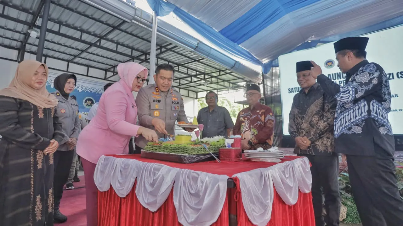 Polres Blitar Launching SPPG di Jimbe Wujudkan Dukungan Polri Terhadap Generasi Sehat