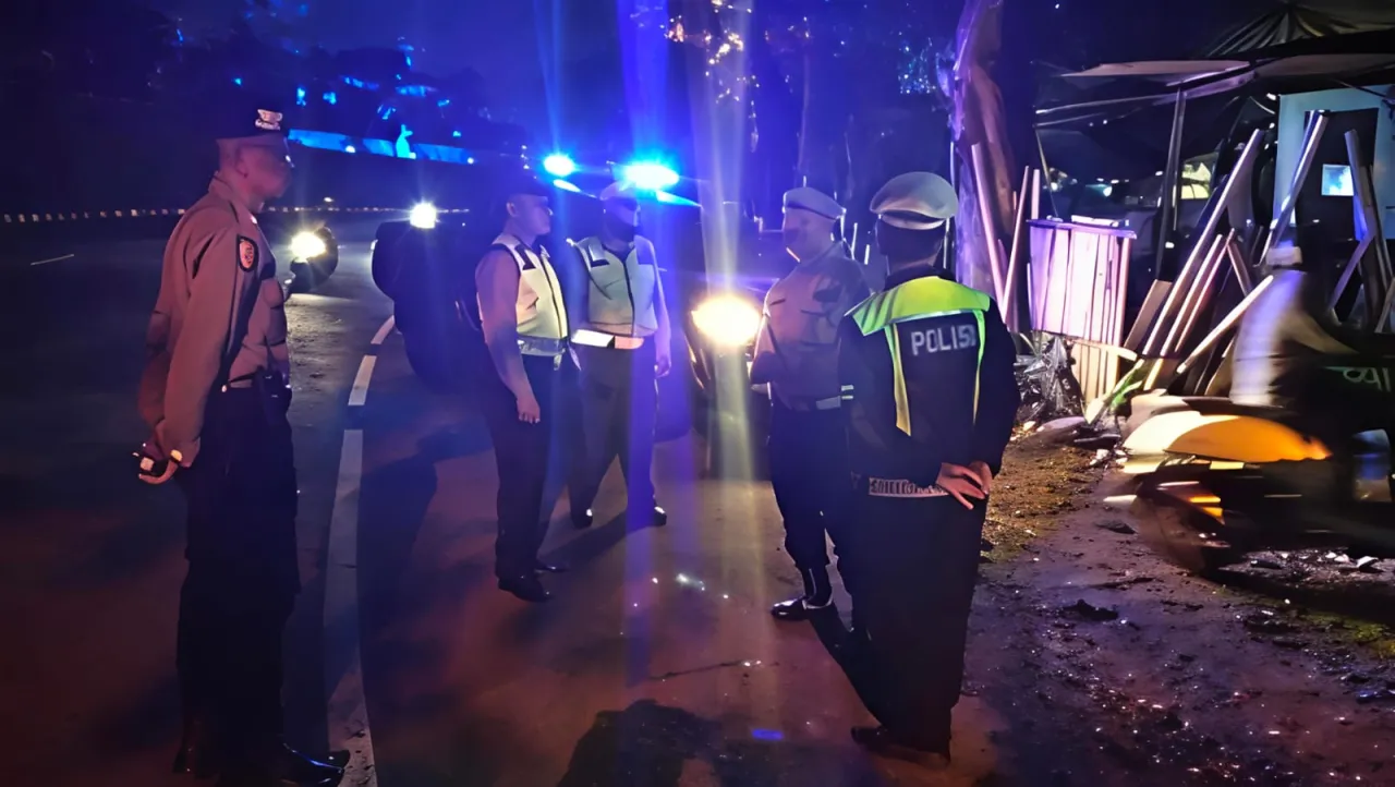 Polsek Dentim All Out Gelar BLP, Amankan Malam Akhir Pekan