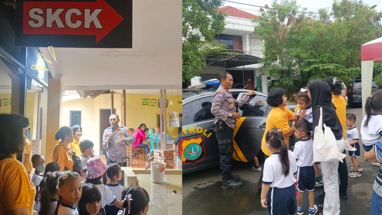 Polsek Kembangan Tanamkan Cinta Tertib dan Aman Sejak Dini Lewat Program Polisi Sahabat Anak