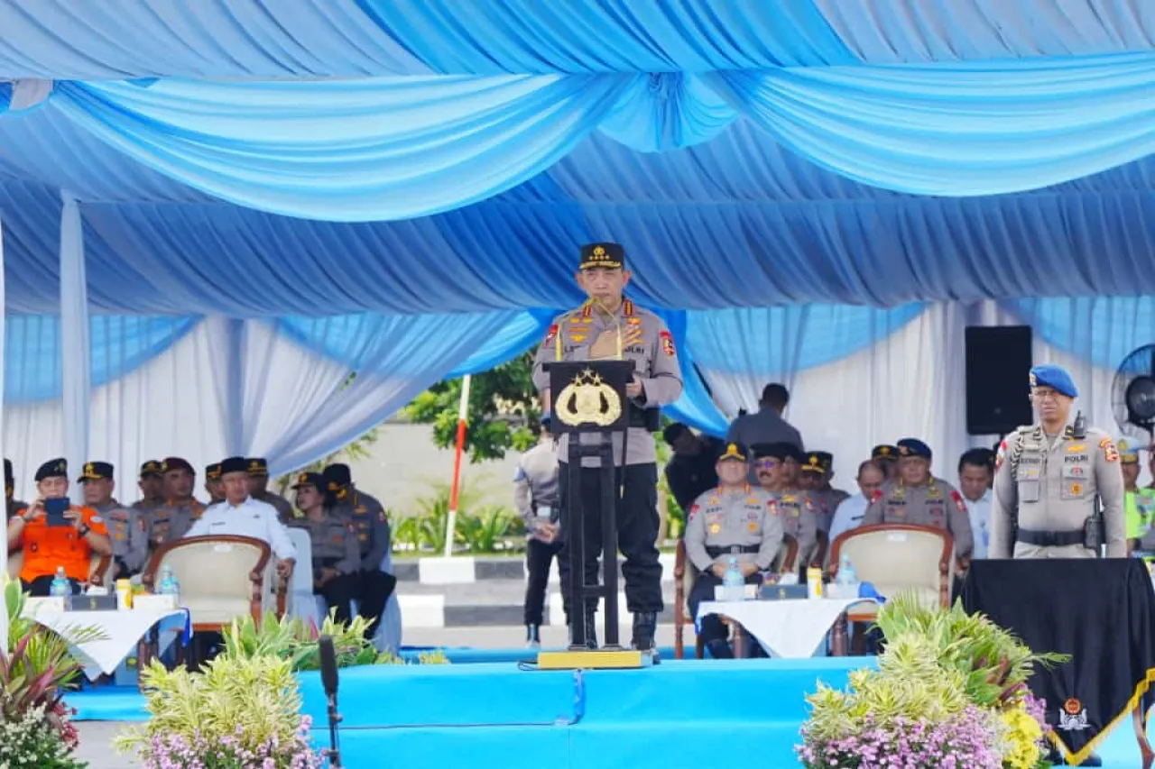 Pimpin Apel Tanggap Darurat Bencana, Kapolri: Beri Rasa Aman ke Masyarakat 
