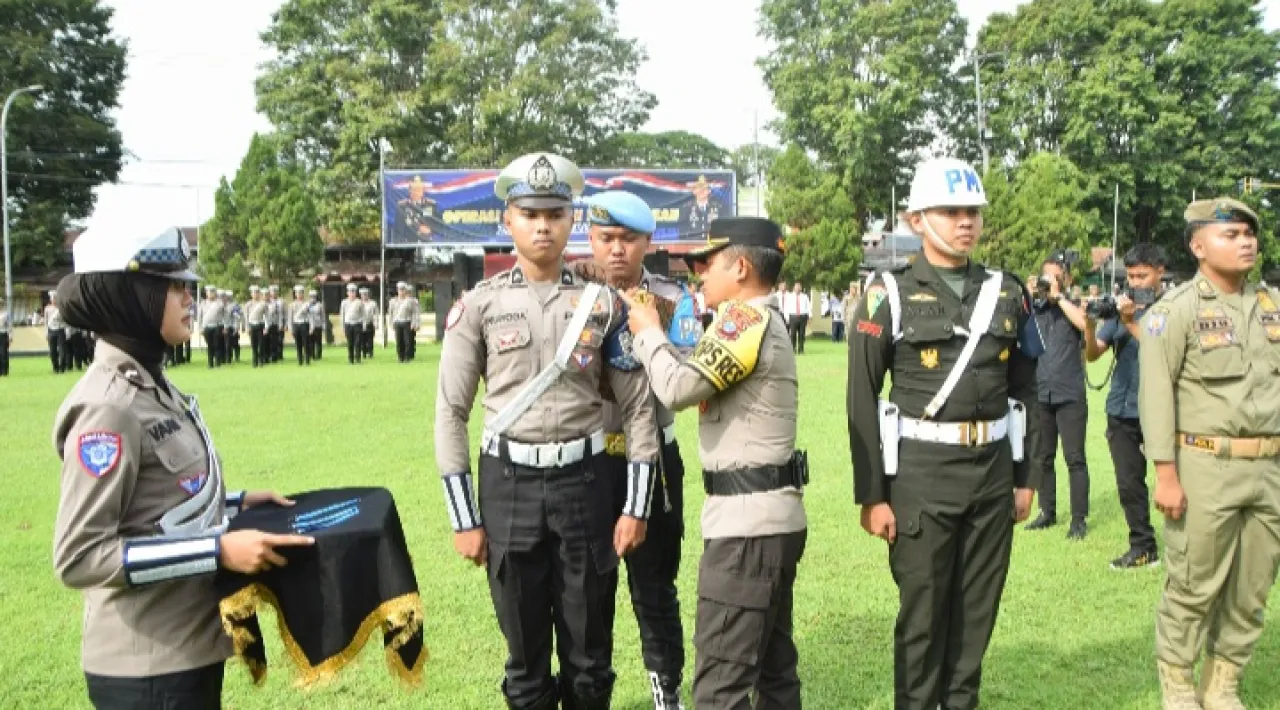 Polres Bondowoso Melaksanakan Apel Gelar Pasukan Operasi Zebra Semeru 2025 
