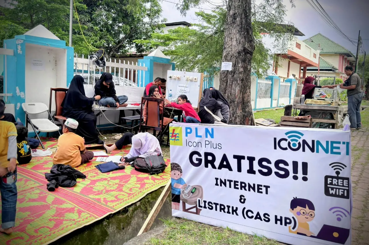 Dukung Pemulihan Bencana Aceh, PLN Icon Plus Sediakan Internet dan Listrik Gratis