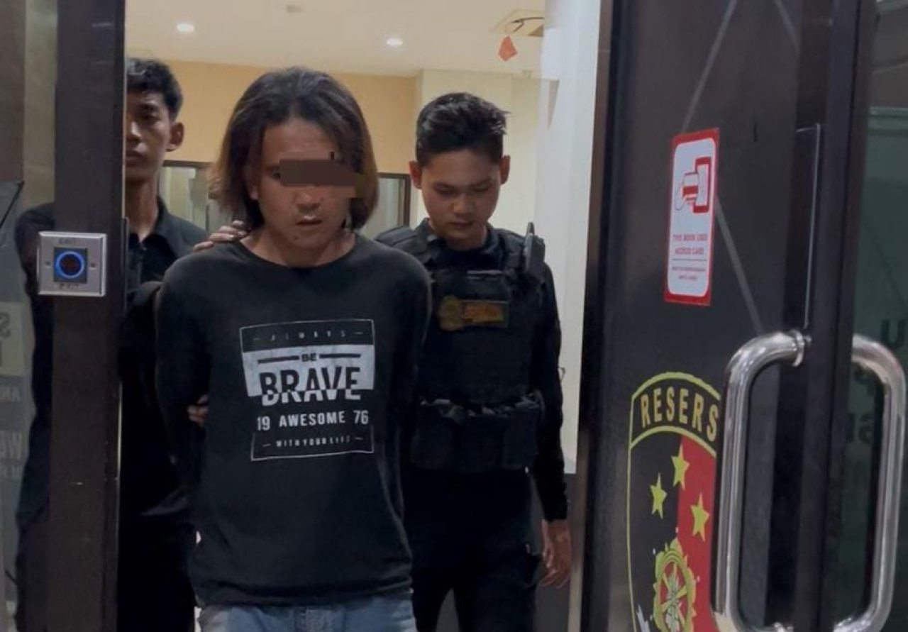 Polisi Berhasil Amankan Pelaku Penusukan Sopir Truk di SPBU Bunder Gresik
