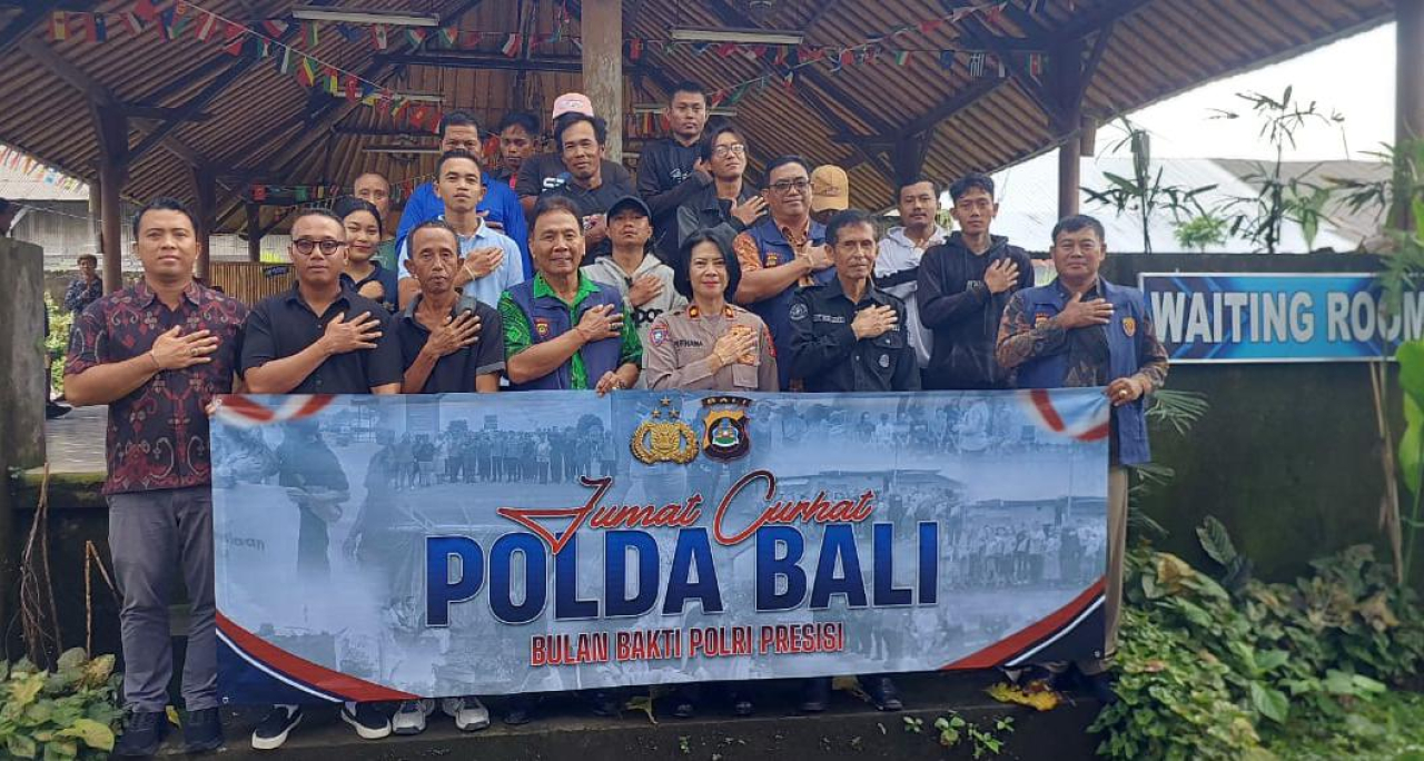 Program Jumat Curhat, Ditreskrimsus Polda Bali Pembahasan Permasalahan Mengenai Uang Palsu, Berita Hoax dan Ujaran Keben