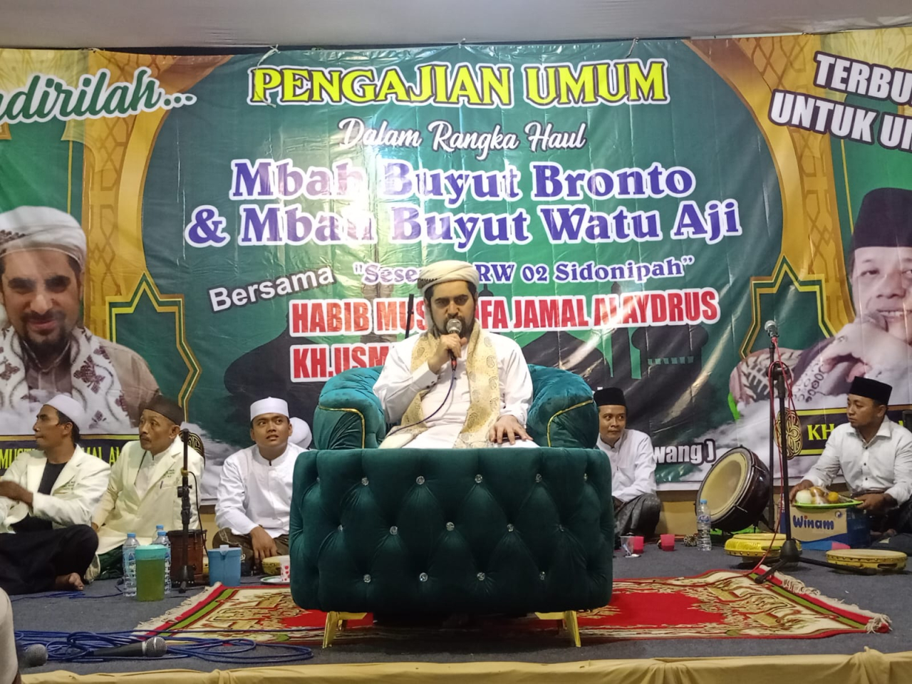 Haul Mbah Buyut Bronto dan Mbah Buyut Watuaji di Sidonipah Sekaligus Peringati Maulid Nabi Muhammad SAW