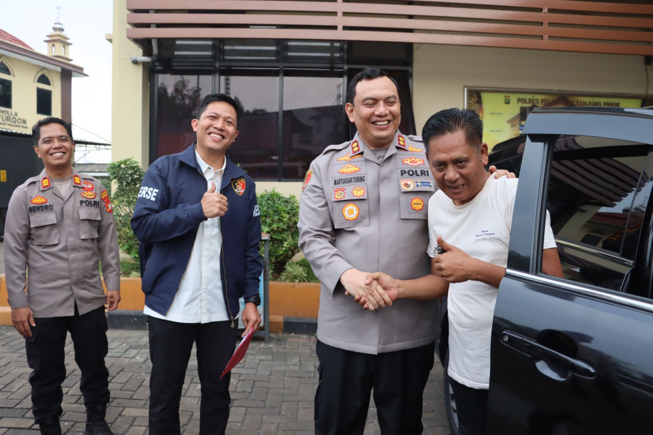 Polres Priok Kembalikan Mobil Dan Motor Kepada Pemiliknya Gratis