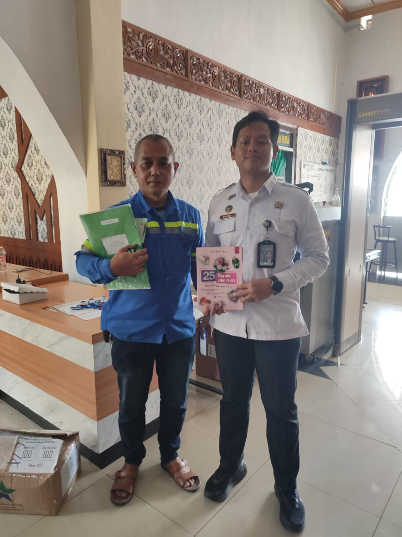 Dukung Literasi WBP, Lapas I Madiun Dapat Bantuan Buku dari Perpustakaan Nasional
