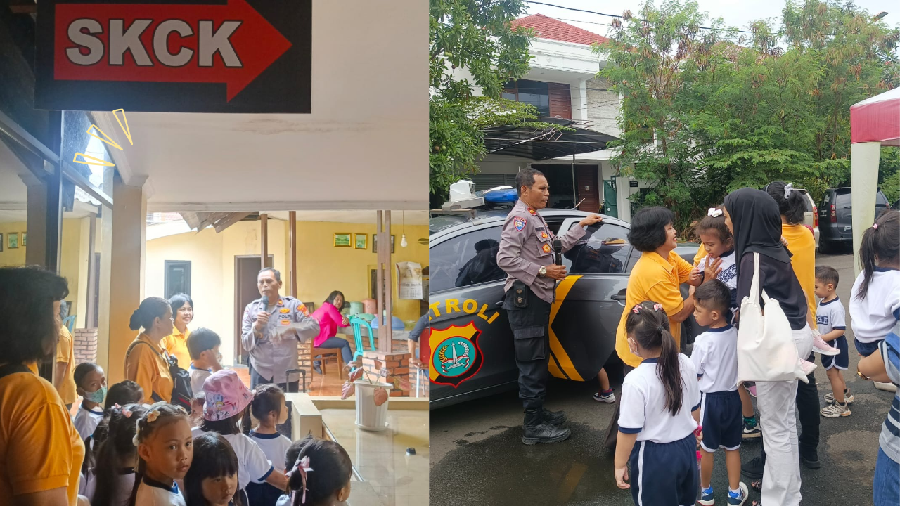 Polsek Kembangan Tanamkan Cinta Tertib dan Aman Sejak Dini Lewat Program Polisi Sahabat Anak