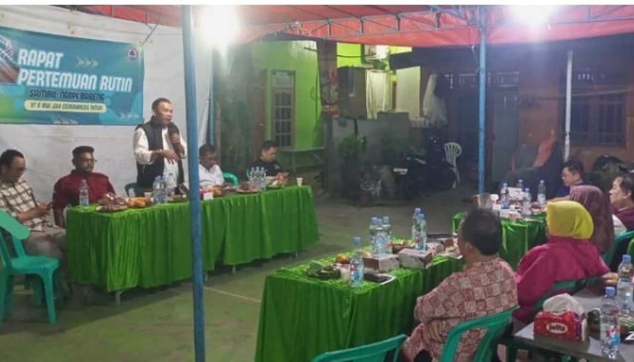 Pertemuan Rutin RT/RW 014 Cengkareng Timur, PAM Jaya Sosialisasi Pemasangan Air Bersih Gratis. 