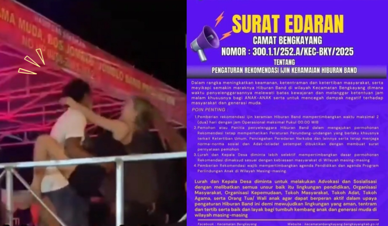 Pasca Viral Joget “Kapot-Kapot”,Goyang Seot Seot Camat Bengkayang Keluarkan Surat Edaran Pembatasan Hiburan Band