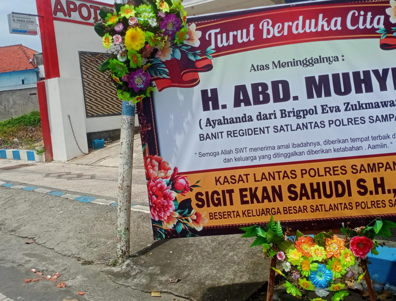 Satlantas Polres Sampang Berduka, Ayahanda Brigpol Eva Zukmawati Berpulang