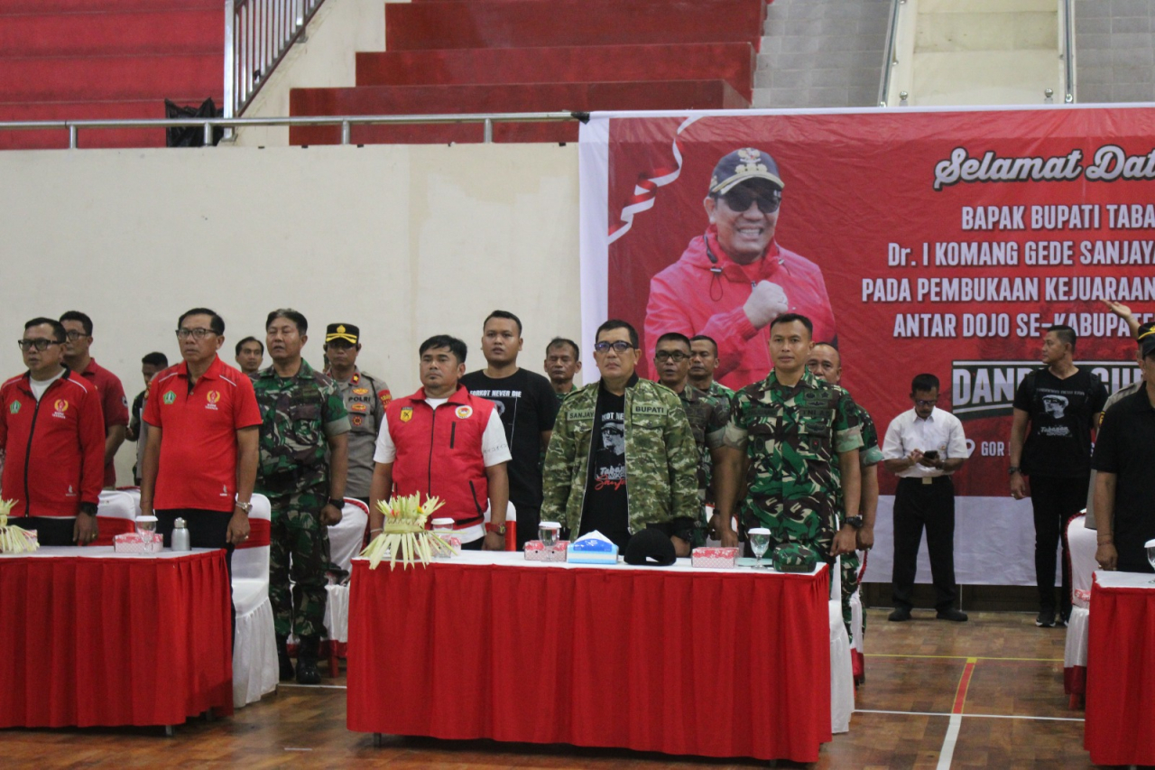 Kejuaraan Karate INKAI Antar Dojo Se-Kabupaten Tabanan Piala Dandim Tabanan Cup VII Tahun 2025 Resmi Dibuka
