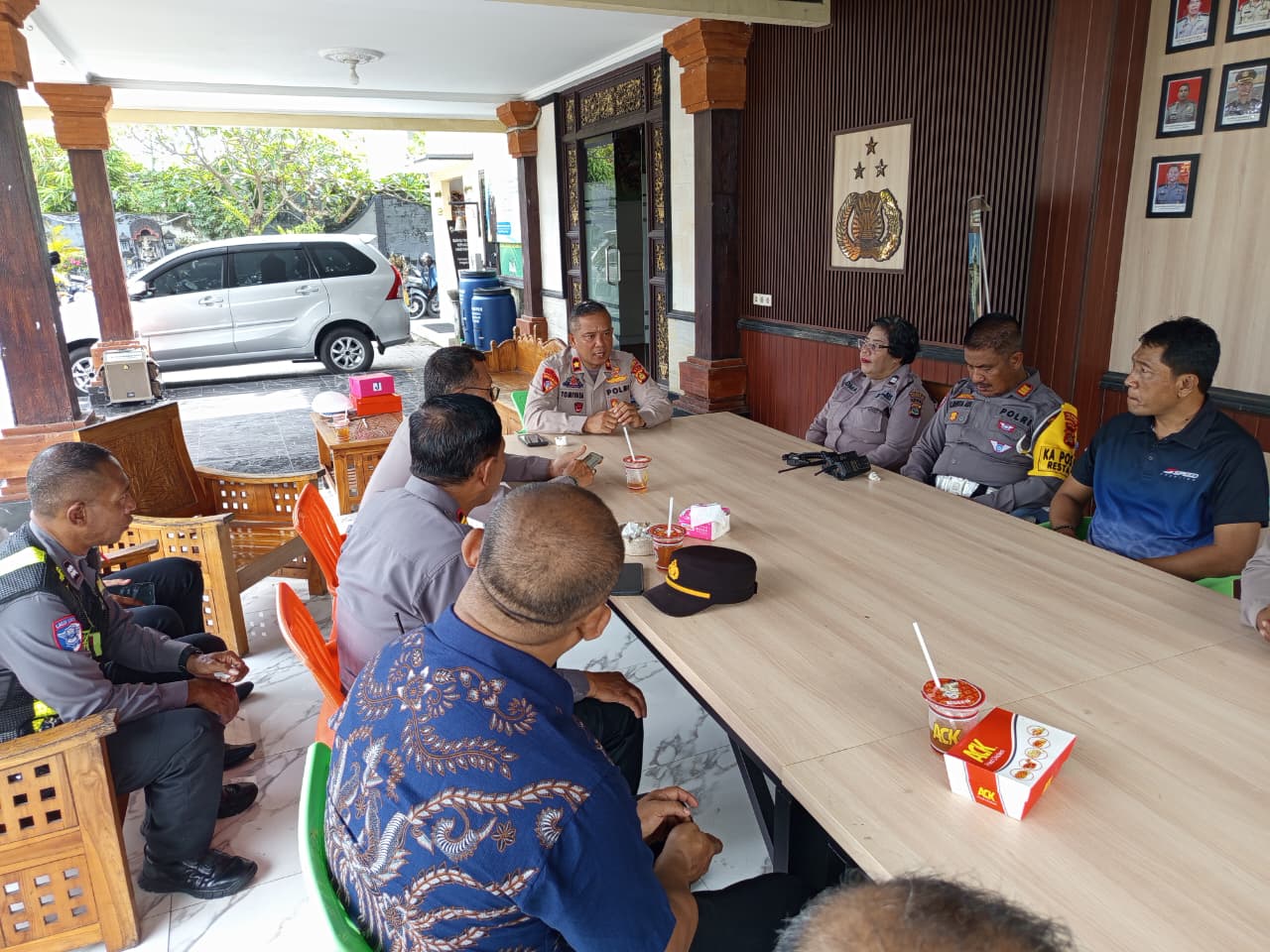 Penguatan Disiplin dan Kesiapan Operasional Jadi Fokus Anev Yang Dipimpin Kapolsek Dentim