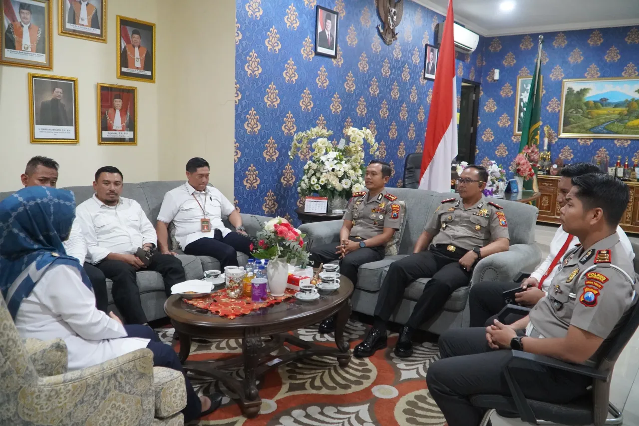 Kapolres Pasuruan Perkuat Sinergi Lewat Silaturahmi Lintas Instansi
