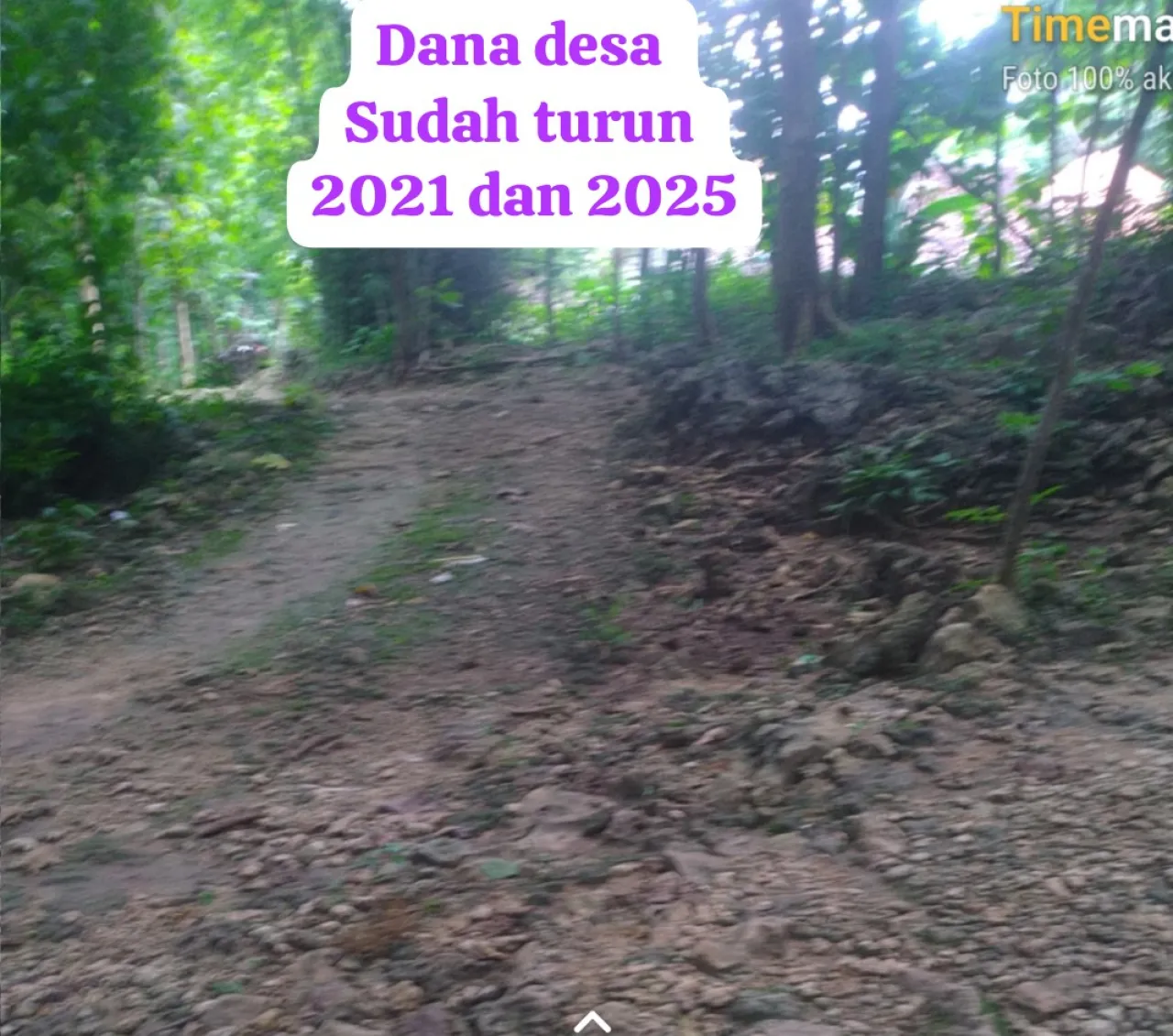 15 Tahun Jalan Rusak di Kateng Dhelem Tambak Omben Tak Kunjung Diperbaiki, Warga Pertanyakan Dana Desa Miliaran