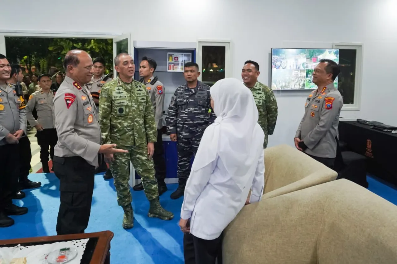 Kapolrestabes Surabaya Kombespol Luthfi Sulistiawan Pastikan Keamanan Malam Takbiran dan Kelancaran Arus Mudik 2026