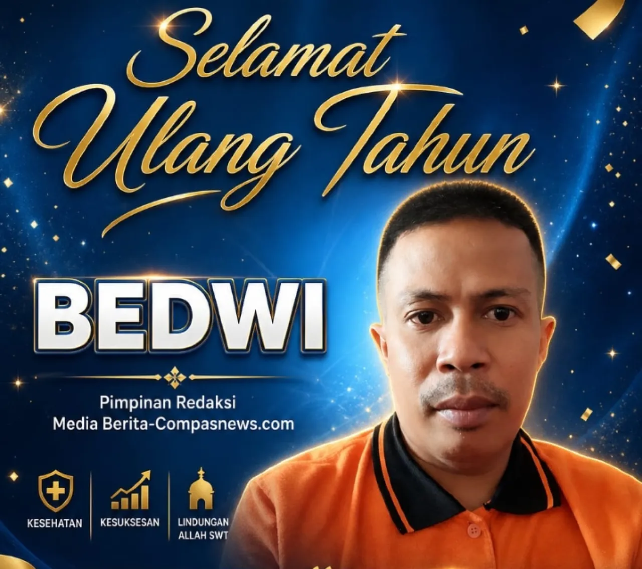 Rayakan Solidaritas, Gabungan Media Online Beri Ucapan Spesial HUT Pimred Berita-Compasnews.com