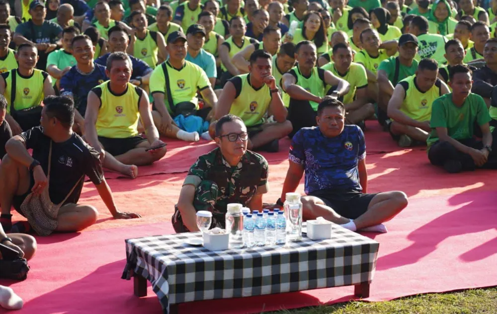Nobar Piala Dunia, Kodam IX/Udayana Perkokoh Silaturahmi, Persatuan, dan Kemanunggalan TNI-Rakyat