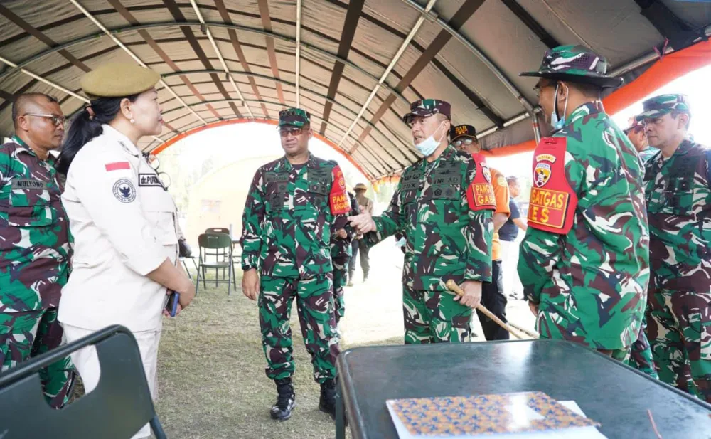Kesiapsiagaan Bencana Diuji di Bali, Kodam IX/Udayana Bersama Kogabwilhan II Mantapkan Respons Terpadu