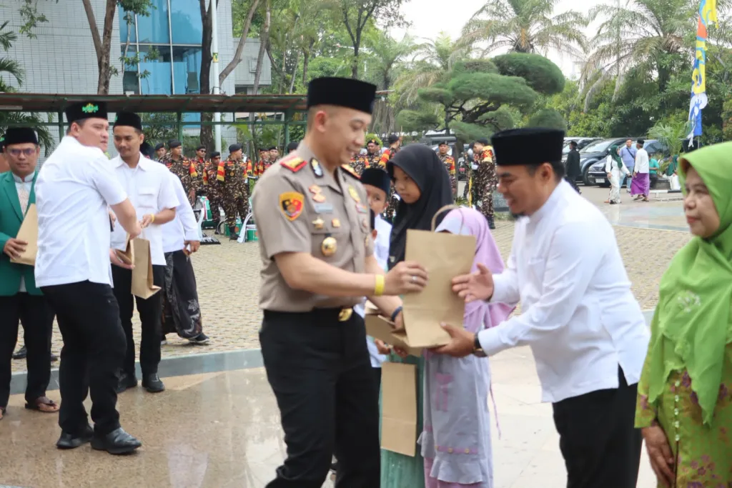 Kapolres Pelabuhan Tanjung Priok Hadiri Apel Hari Santri Nasional 2026 di Jakarta Utara, Perkuat Sinergi Ulama dan Umara