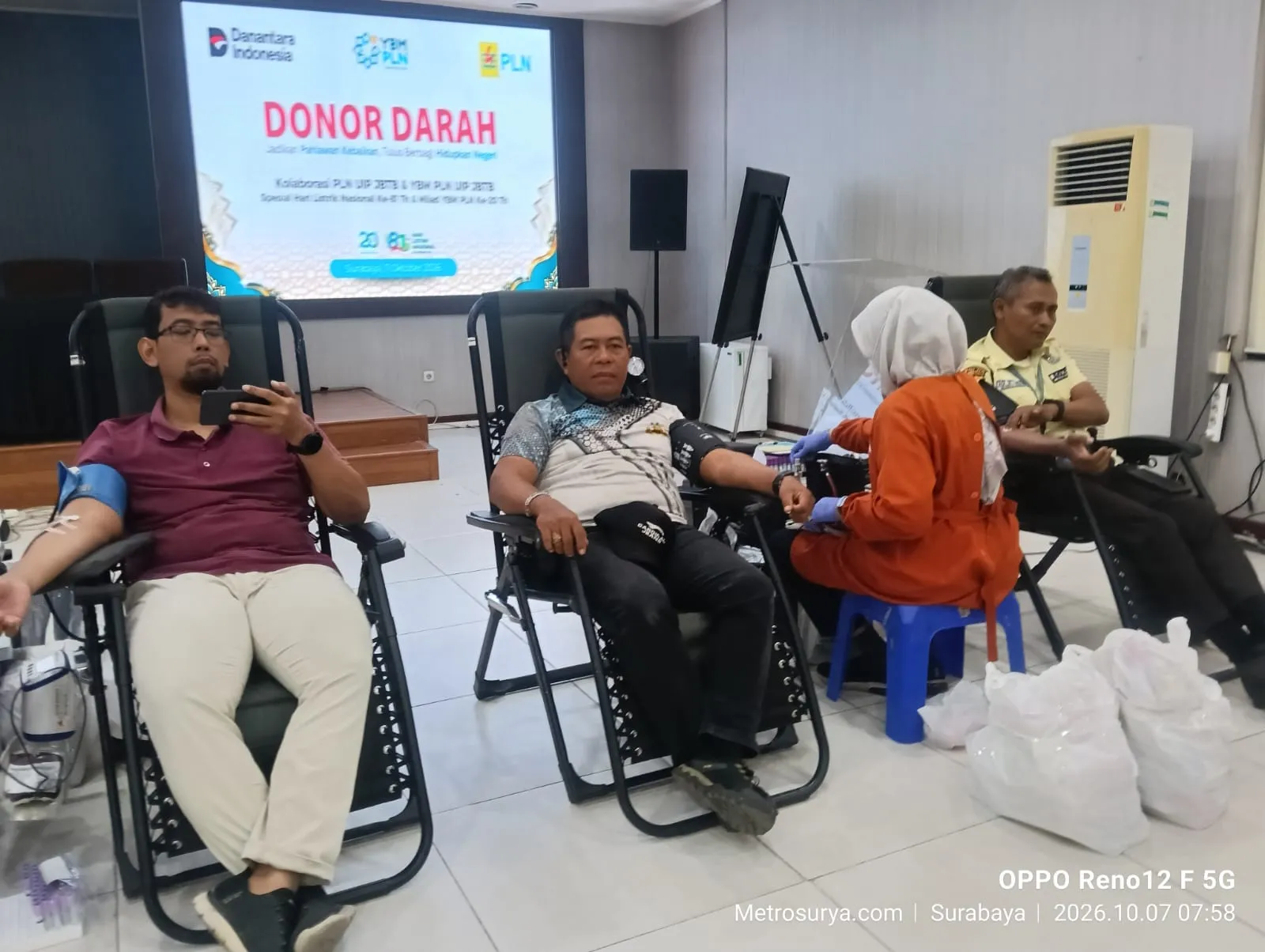 Semarak HLN ke-81 dan Milad YBM PLN ke-20, PLN UIP JBTB Gelar Aksi Donor Darah