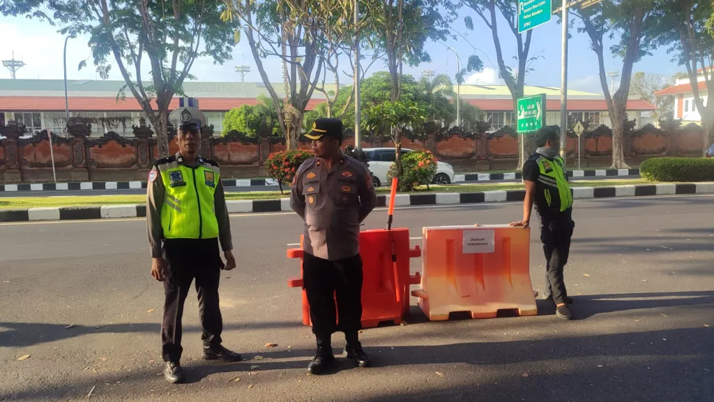 Wakapolres Bandara Pantau SPBU Angkasa, Antisipasi Kepadatan Arus Lalu Lintas
